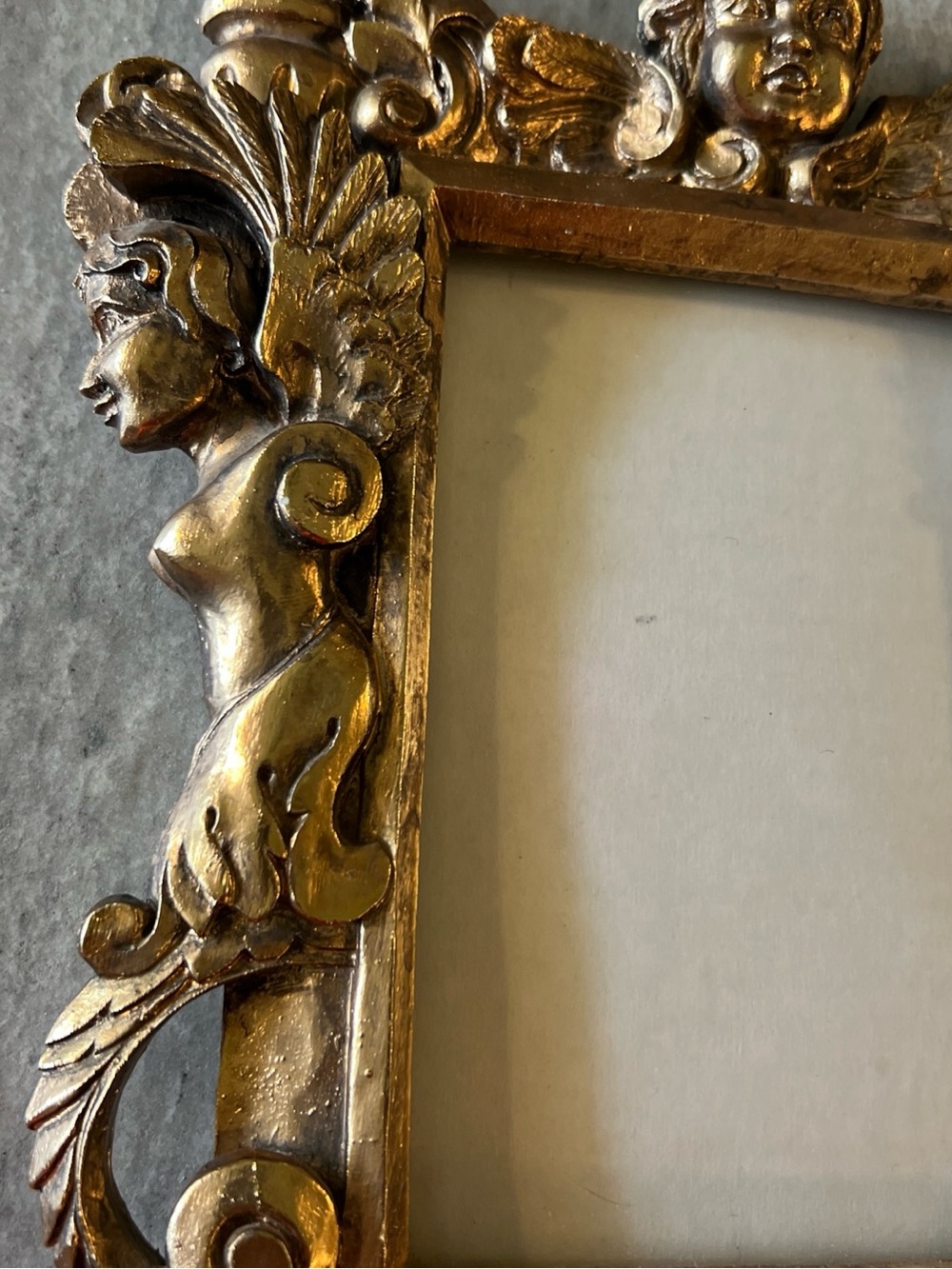 Source Unknown Ornate Gold Cherub Picture Frame - Picture 6 of 10